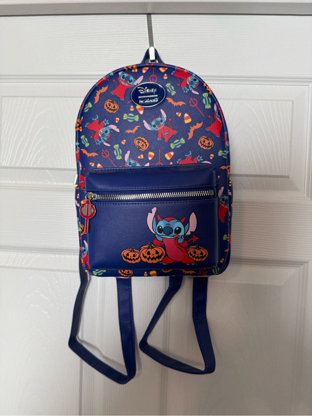 Her Universe Blue Lilo & Stitch Halloween Mini Backpack